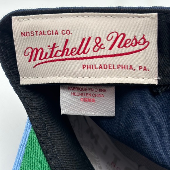 NWT Mitchell and Ness Tampa Bay Rays Baseball Snapback Hat Navy Blue OSFA NWT - Picture 7 of 8